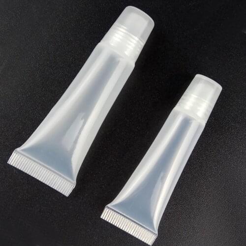 10pcs 8ml Empty Tubes Lip Gloss Balm Clear Cosmetic Containers