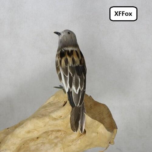 Cute real life turned bird model foam&feather simulation vivid bird doll gift about 15cm xf0874