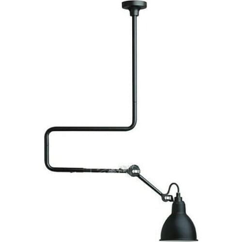 Modern Adjustable Black Metal Pendant Light Suspension Ceiling Light Home Living Room Chandelier Fixture Lighting PA0198