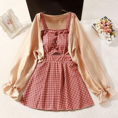 STAERK new south Korean ins temperament a chip smock conservative students cover the belly show thin spa one-piece women