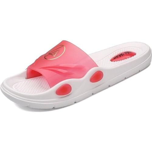 Womens Badslippers Casual Non-slip Slides Summer Massage Flip Flops Bathroom Beach Slipper Korean Fashion Soft Sole Sandals