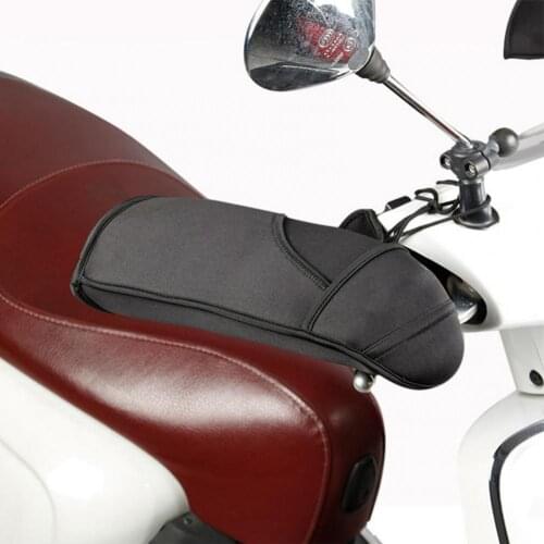 1 Pair Men Women Winter Scooter Motorcycle Handlebar Windproof Warm Cover Windproof Warm Gloves Stretch Knitted Fabric