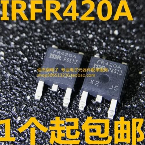 100% New Original Hot Sales 5pcs/lot IRFR420ATRLPBFIRTO-252 IRFR420A FR420A