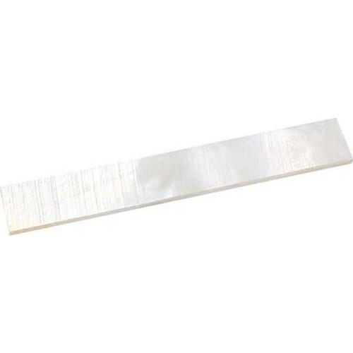 2020 New arrival 10Pcs Rectangular Decorate Inlay Material White Mother of Pearl Shell Blanks 43*7mm Thickness 1.2mm