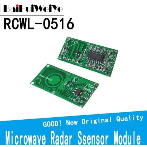 5PCS RCWL-0516 Microwave Radar Sensor Module Human Body Induction Switch Module Intelligent Sensor RCWL0516