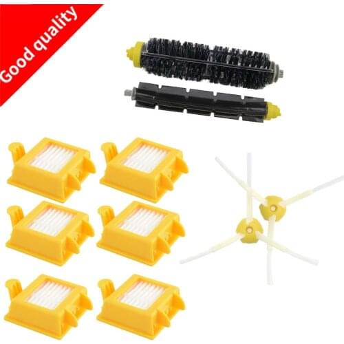 6 HEPA Filter +2 Side Brush +1 set Bristle Brush for iRobot Roomba 700 replacement parts 760 770 780