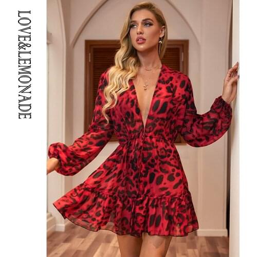 LOVE&LEMONADE Red Summer Dresses