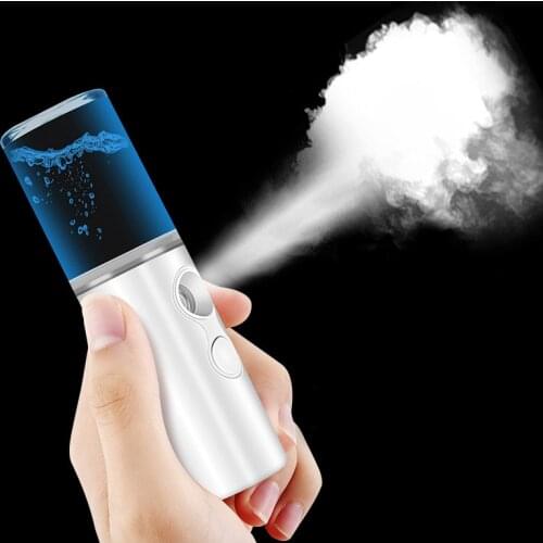 1pc 25mL Mini Portable Pore Facial Steamer USB Nebulizer Nano Mist Face Sprayer Moisture Hydrating Anti-Wrinkle Skin Care