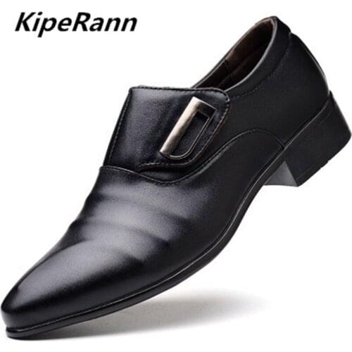 Spring and Autumn Mens Formal Wedding Shoes Luxury Mens Business Dress Shoes Mens Casual Shoes Dance Shoes Small Size 38-47