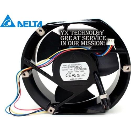 Delta The new EFC1548DG 17251 Huawei HUAWEI P / N 32030008 48V fan for 172*172*51mm