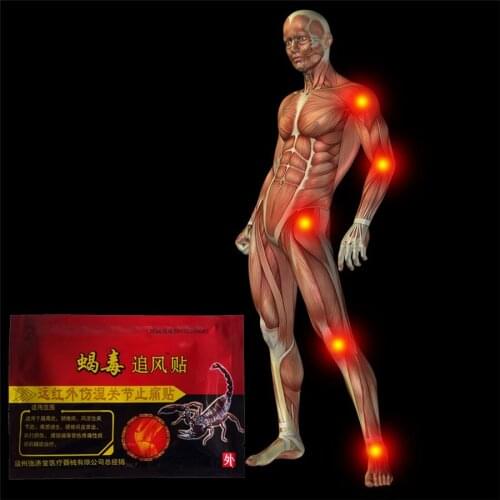 Analgesic Plasters Scorpion Venom massage Care Patches Dredging Meridian Relieve muscle rheumatism joint body pain Patch