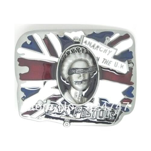 Sex Pistols Belt Buckle -God Save The Queen