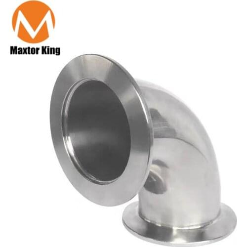 MK 90 Degree Bend Pipe SS304 Stainless Steel Elbow KF16 KF25 KF40 KF50