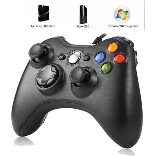 USB Wired Vibration Gamepad Joystick for PC Controller for Windows 7 / 8 / 10 USB Joustic for Xbox360