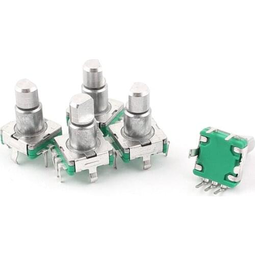 Uxcell 5pcs 6mm Rotary Encoder Push Button Switch Keyswitch Electronic Components