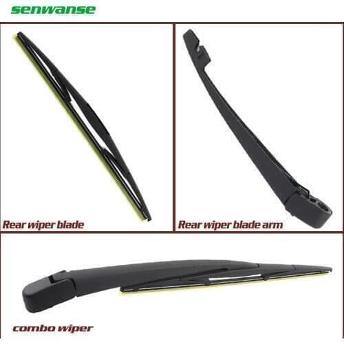 Senwanse Rear Wiper Arm and Blade for Honda Pilot MK1 2003-2008 back windshield windscreen wiper