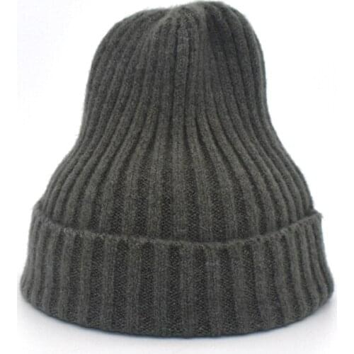 Winter New Solid Color Ladies Beanie Unisex Hat Knitted Hat Ladies Bone Breathable Mens Golas Warm Hat Z03