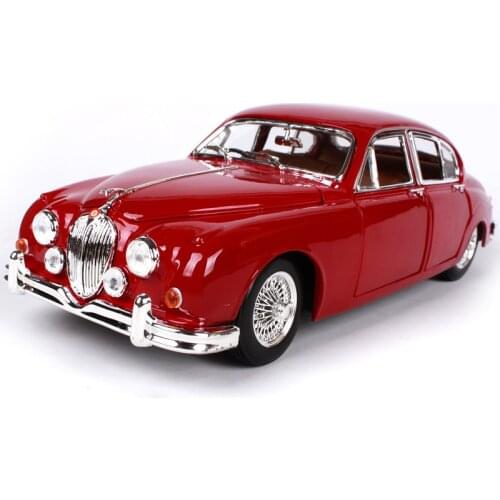 1:18 diecast Car 1959 Mark II Red Classic Cars 1:18 Alloy Car Metal Vehicle Collectible Models toys For Gift