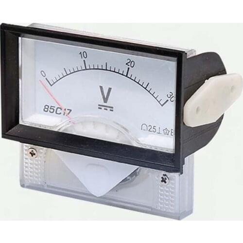 1PC 85C17 Analog Current Panel Meter 10V 20V 30V 50V 100V 150V 200V 300V 400V 450V 500V 600V 700V Ammeter Ampere Tester Gauge