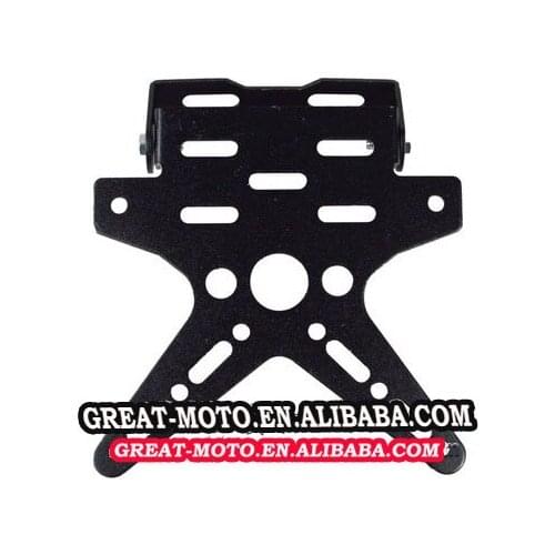 100PC/LOT alu part for electric Motorcycle Scooter License Plate Bracket Holder Number Hanger Tail Tidy Bracket For Honda Yamaha