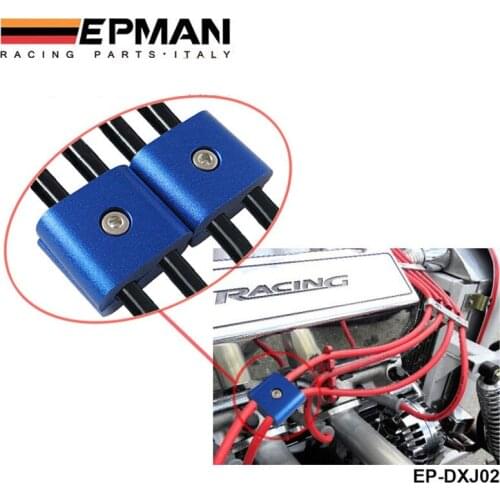2 ENGINE SPARK PLUG WIRE SEPARATOR DIVIDER CLAMP FOR CAR MOTORCYCLE BIKE EP-DXJ02
