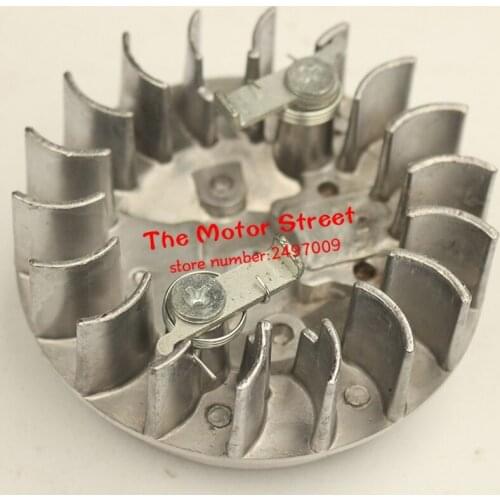 2 stroke 47cc 49cc Mini Pocket Dirt Pit Bike Atv Quad 4 Wheel Engine Motor Flywheel Pull Start