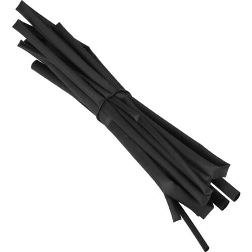 4pcs/set Sleeving Wrap Wire Heat Shrink Tubing Tubes Electrical Cable Tube Black 1 Meter Long 3mm 4mm 5mm 6mm Diameter