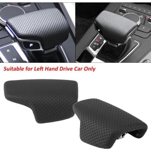 Car Auto LHD Left Hand Drive Automatic Gear Shift Knob Cap Cover for Audi A4 A5 Q5 Q7