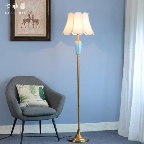 Free Shipping Modern Ceramic Floor Lamp Beside Lamp For Living Room Simple Sofa Lamp Bedroom Study Light Luxury Table Lamp