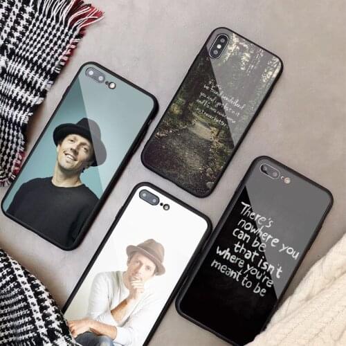 Jason mraz Tempered Glass Phone Case For iphone 12 11 Pro Max 5 6 7 8 PLUS X XS XR XSMax Shell