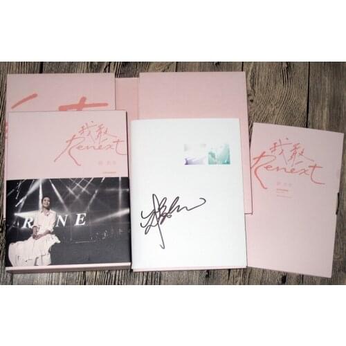 Signed Ren'e Liu autographed Renext concert DVD limited version 082017