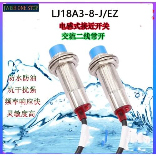 Inductive Proximity Switch LJ18A3-8-J/EZ Metal DC Second Normally-Open Diameter 18mm