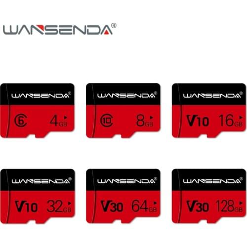 WANSENDA V30 Memory Card 128GB 64GB 32GB 16GB 8GB TF Card Class10 V10 Mini Flash Memory Card for SmartPhone