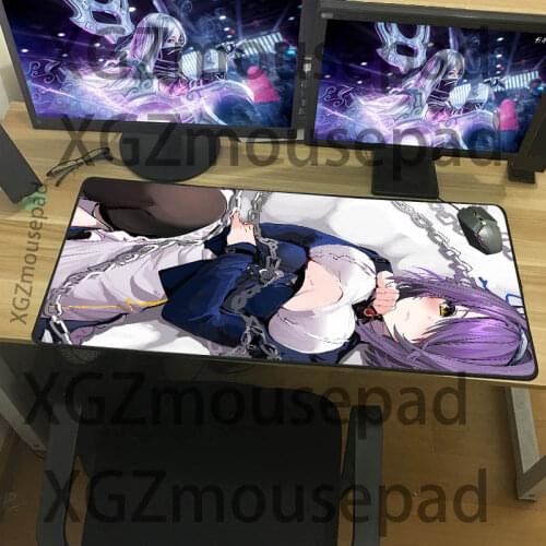 XGZ animation mouse pad multi size computer desk pad binding girls design table pad home computer notebook office game keyboard