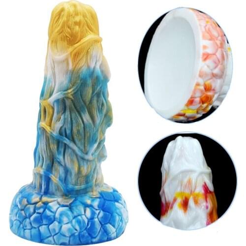 New Style Dildo Tree Root Texture Huge Rough Rub Butt Plug Soft Silicone Big Butt Penis Massager Vagina Stimulation Monster Sex