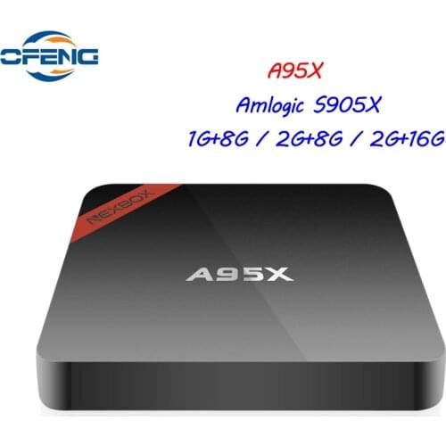 A95X Smart TV Box Android 6.0 1G/8G RAM 2G/16G ROM Amlogic S905X Quad Core 2.4G Wifi 1080p 4K HD Set Top Box
