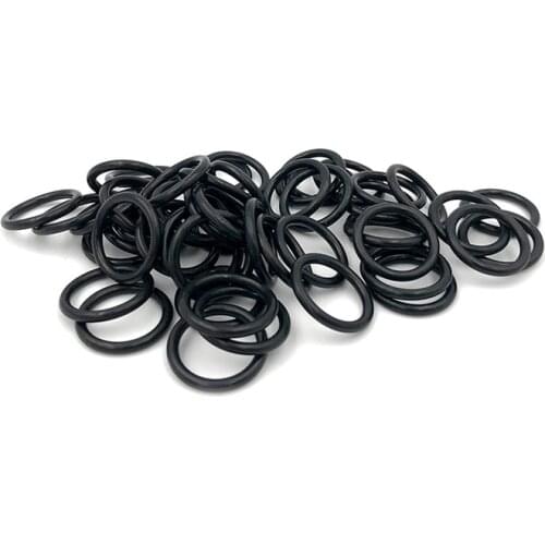 10PCS/lot Rubber Black NBR CS 0.5mm thickness OD21/24.5/26/31/40/56/61/80/81mm watch ORing Gasket waterproof Nitrile rubber ring