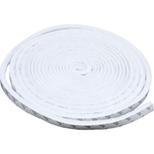 5 meters Self-adhesive window seals Door sealing strip Door gasket Pull air stop seal brush white