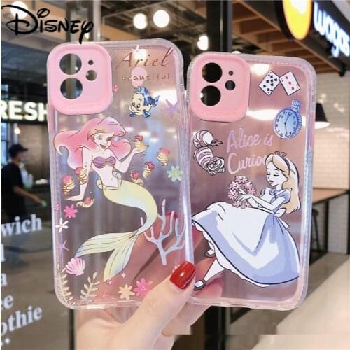 DISNEY 2021 Mickey Minnie Silicone Case for iPhone 11 Pro Xs Max iPhone 12 Pro 7 8 Plus Official Liquid Silicon 360 Full Cover