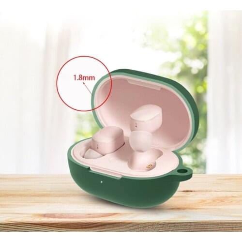 Silicone Shell Protective Cover Shell Anti-fall Earphone Case for Redmi AirDots 3 Wireless Bluetooth Earbuds