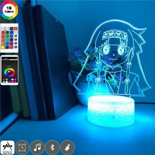 3D Illusion LampPlug In LED Nightlight Hunter X Hunter ALLUKA ZOLDYCK Color Changing Lights Home Party Club Decor Kids Gifts