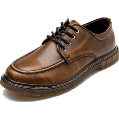 Men Dress Shoes Handmade Brogue Style Paty Leather Wedding Shoes Men Flats Leather Oxfords Formal Shoes