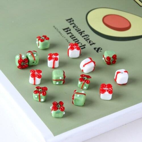 Japanese creative gift box small gift box glass earrings earrings hand-made DIY pendant materials pendant accessories