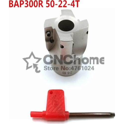 1pcs BAP300R 50-22-4T 90 Degree Right Angle Shoulder Face Mill Head,CNC Milling Cutter, For APMT1135