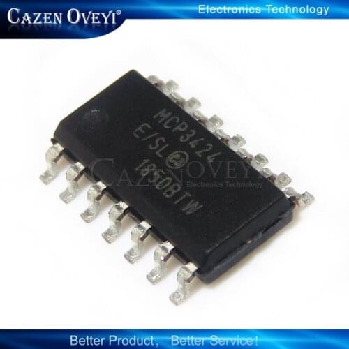 1piece MCP3424-E/SL SOP-14 MCP3424-E 3424 MCP3424 P3424 CP3424 In Stock