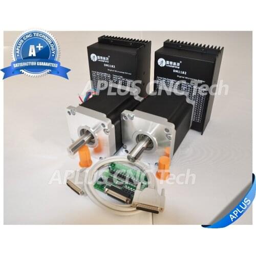 2-Axis NEMA 42 Stepper Motor (3256oz-in/150mm/6.0A) & 150VAC Stepper Driver DM1182 Kit