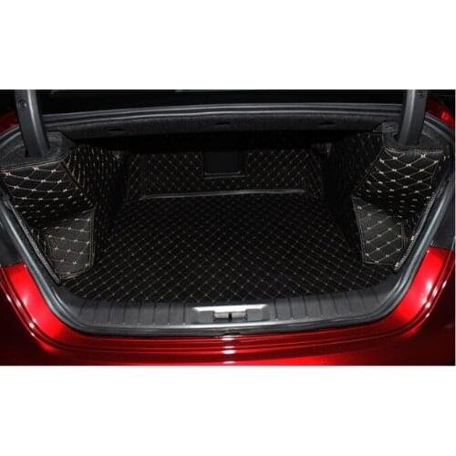 3D Leather Car Trunk Mat Catgo Liner for Nissan Maxima 2015 2016 2017 2018 2019 A36 Rug Carpet Interior Accessories