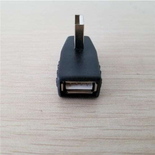 90 Degree Right Angle USB 2.0 Male to Female M/F Adapter connctor
