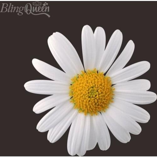 BlingQueen 12PCS/LOT Korean Iron On Patches for Clothes Custom PU Printing Vinyl Stickers Flower Design