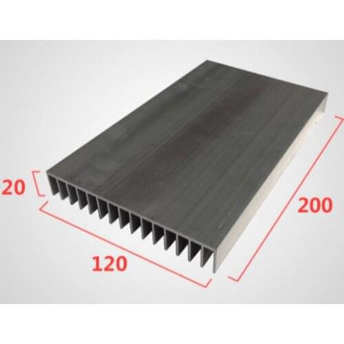 Fast Free Ship 120*20*200mm Electron dense tooth fin strip aluminum radiator